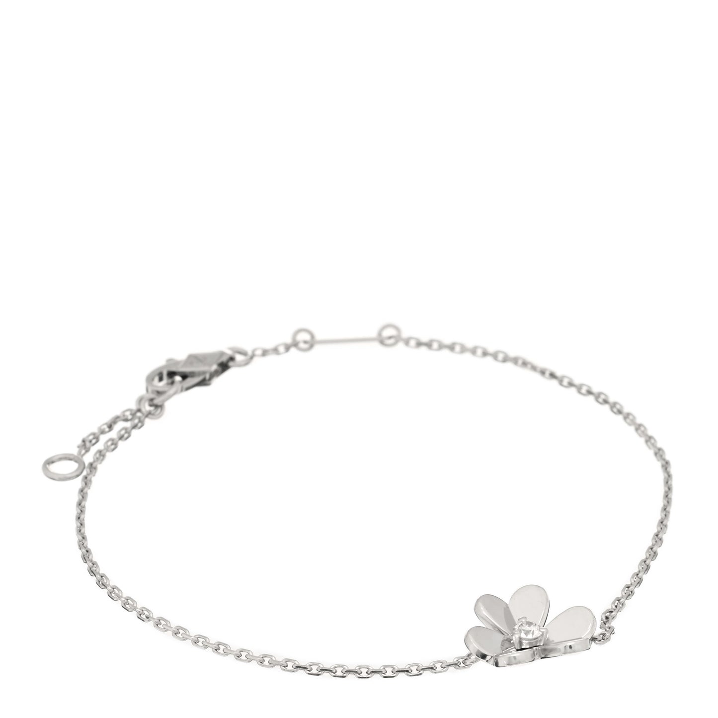 18K White Gold Diamond Mini Frivole Bracelet