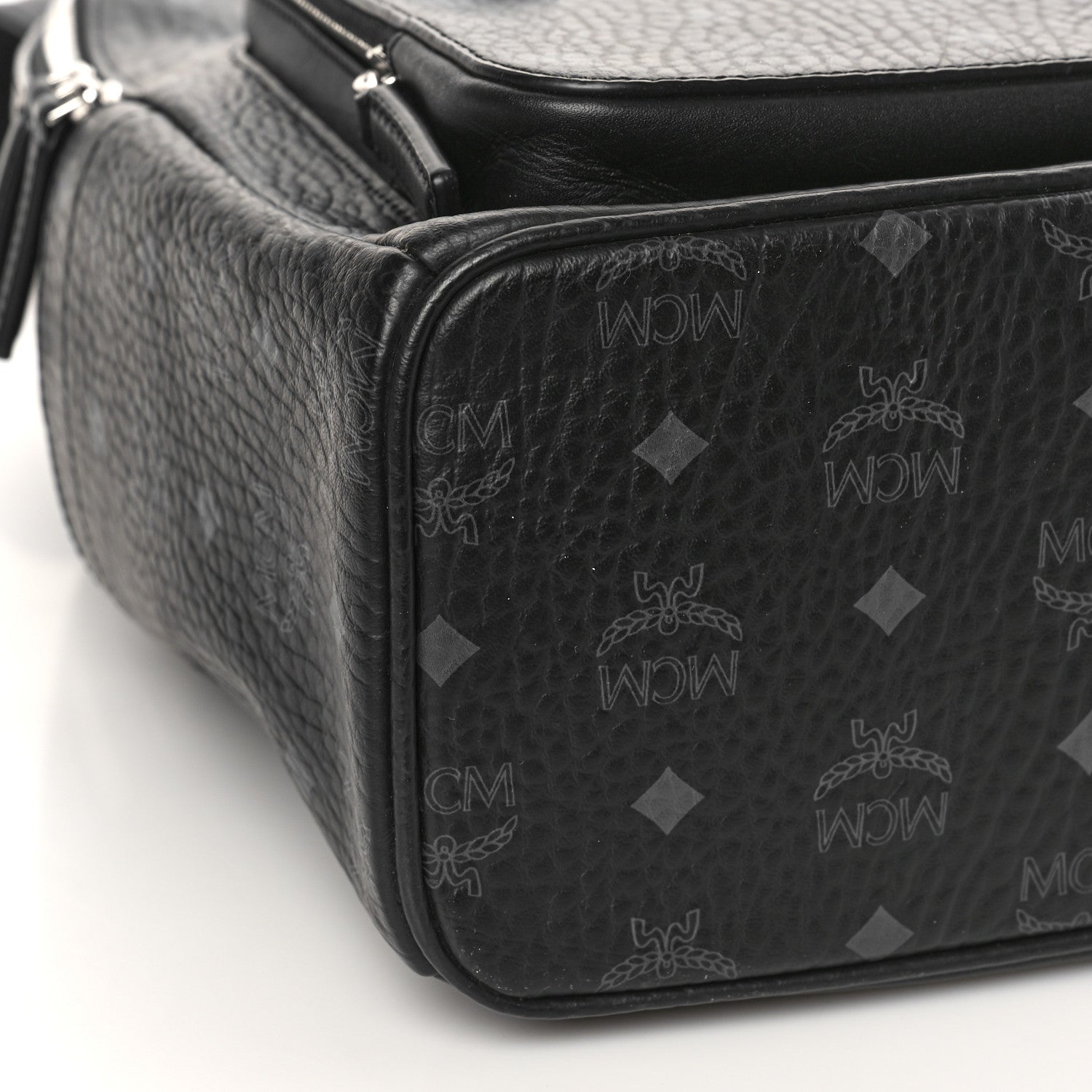 MCM Visetos Medium Stark Backpack Black 7 of 8