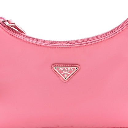 Prada Tessuto Nylon Mini Re-Edition 2000 Bag Begonia 8 of 10