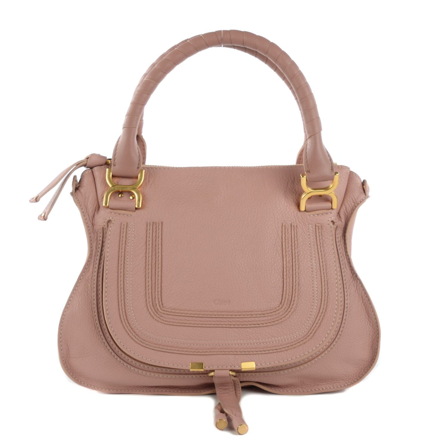 Chloe Calfskin Medium Marcie Satchel Anemone Pink 1 of 8