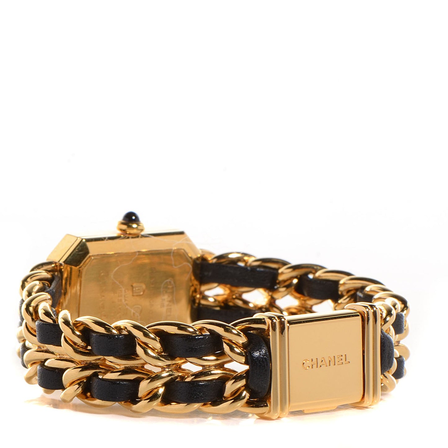 Stainless Steel Lambskin 20mm Chain Premiere Quartz Watch Gold M