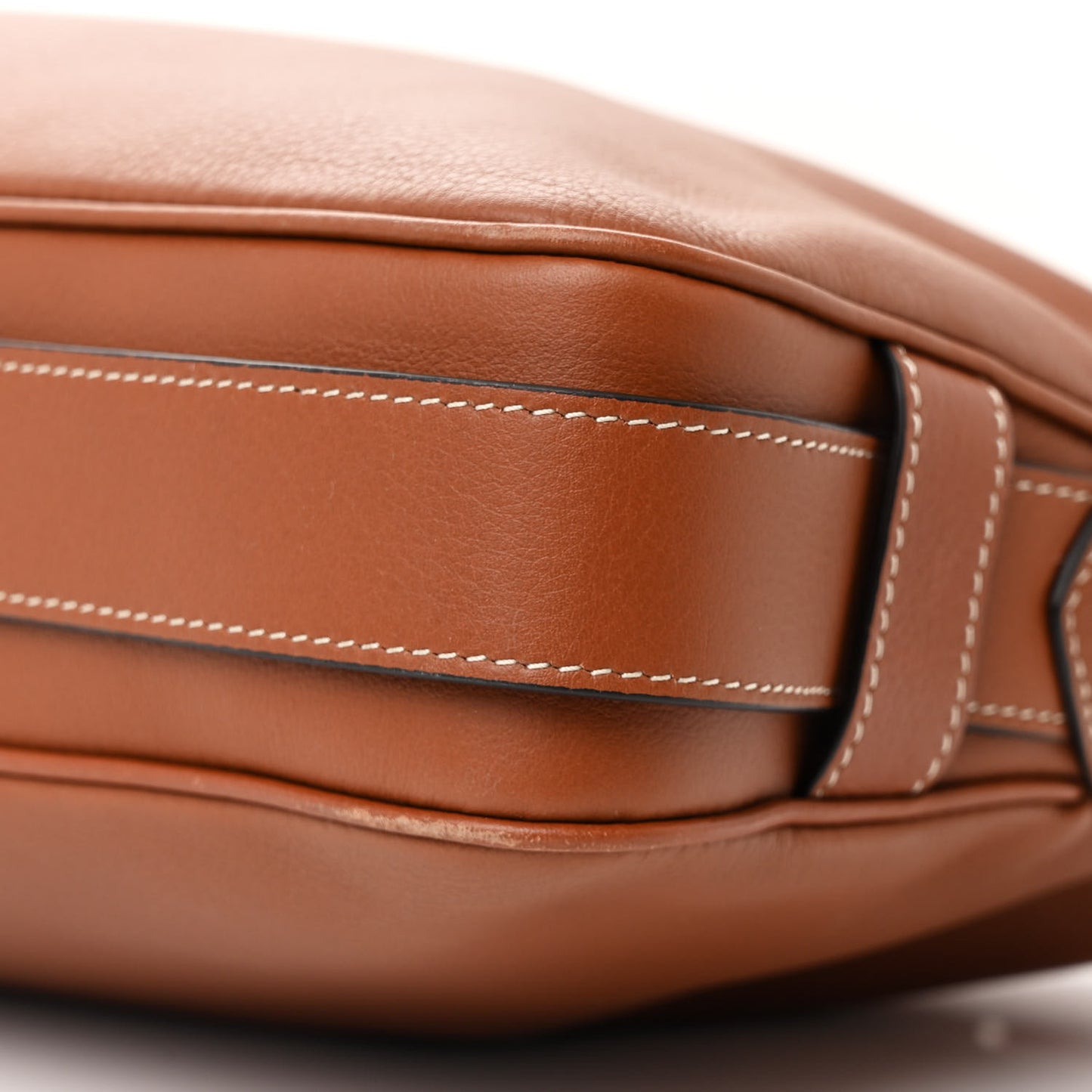 Supple Calfskin Medium Romy Shoulder Bag Tan