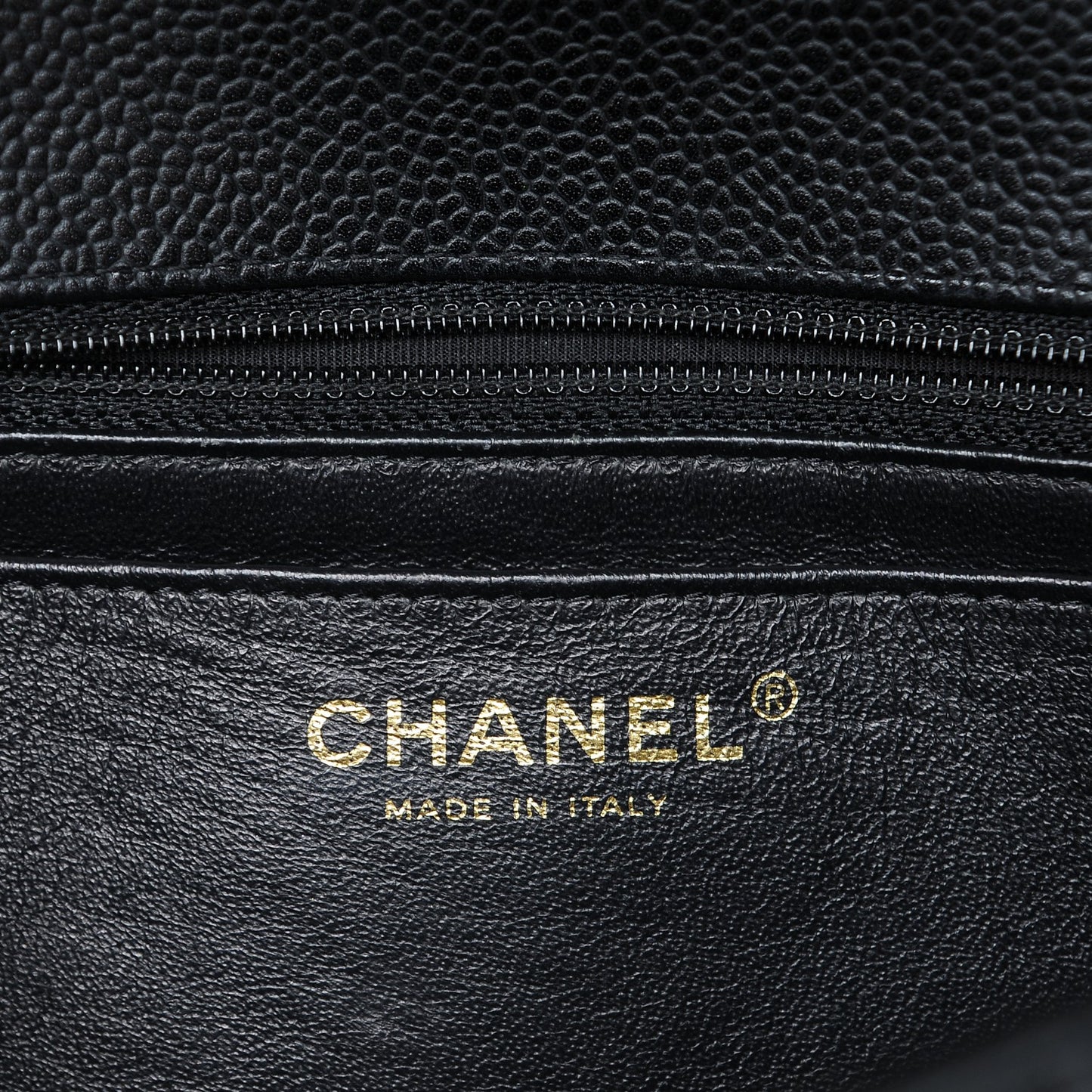 Caviar Quilted Jumbo Single Flap Black
