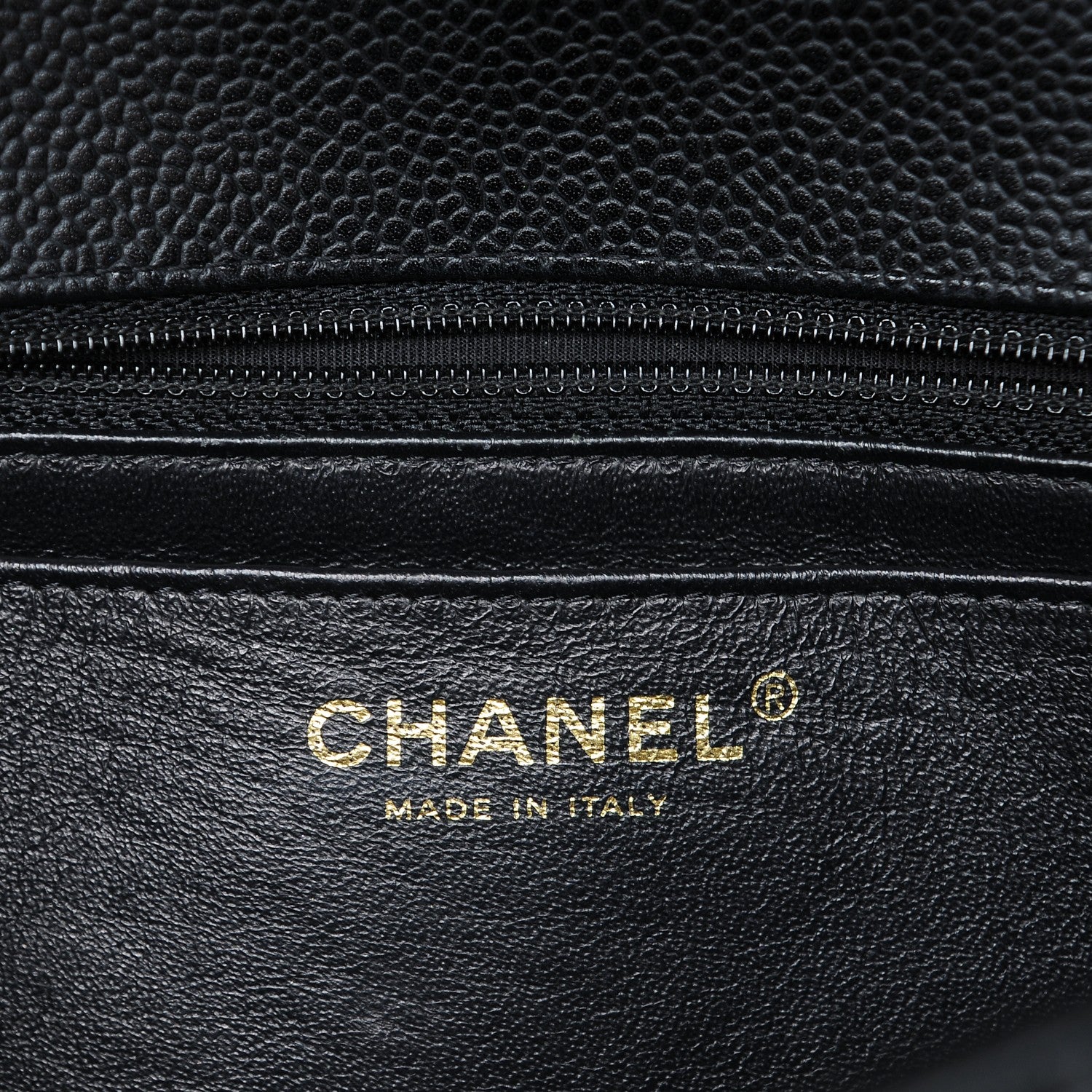 Chanel Caviar Quilted Jumbo Single Flap Black 6 of 8