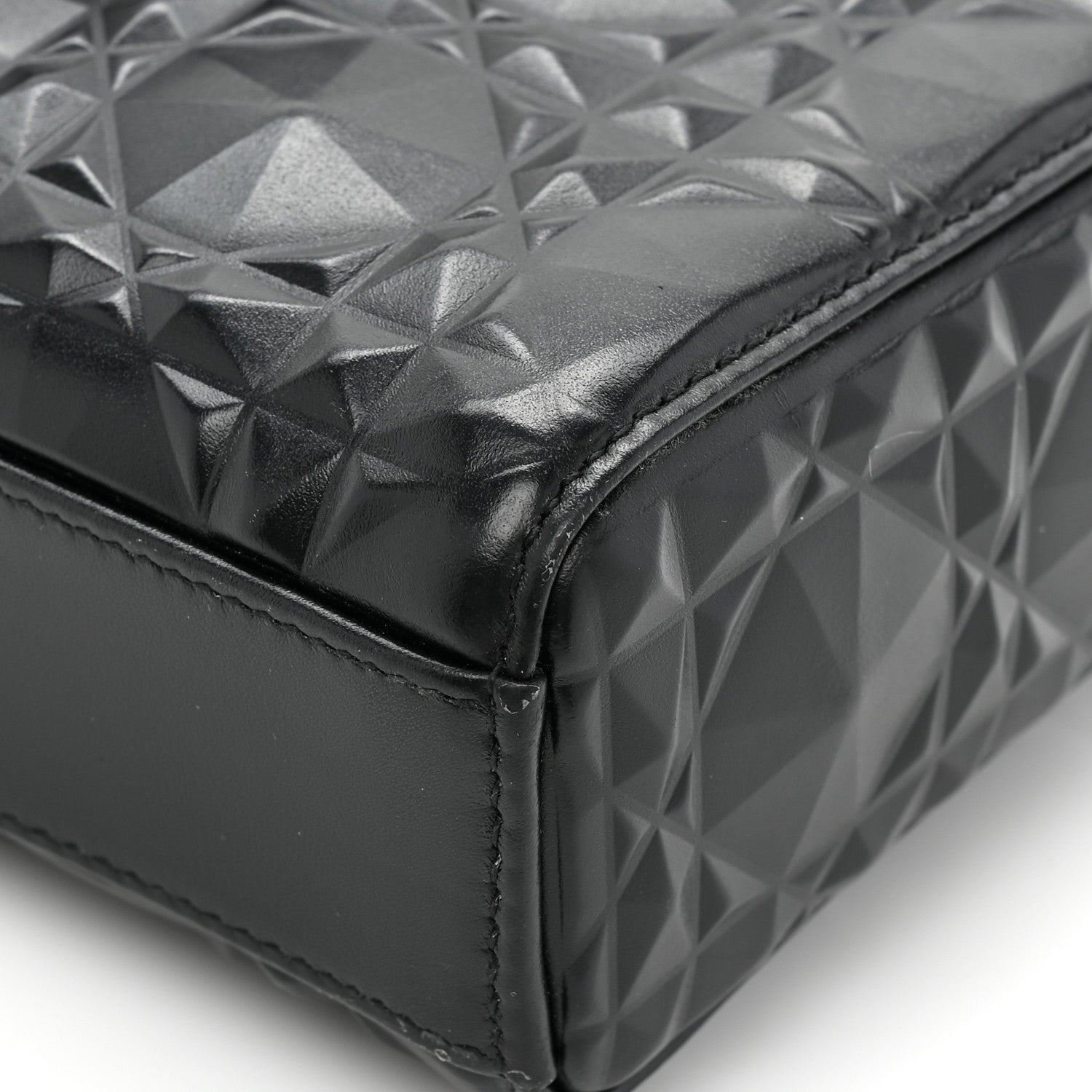 Christian Dior Calfskin Cannage Diamond Medium Lady D-Joy Black 14 of 14