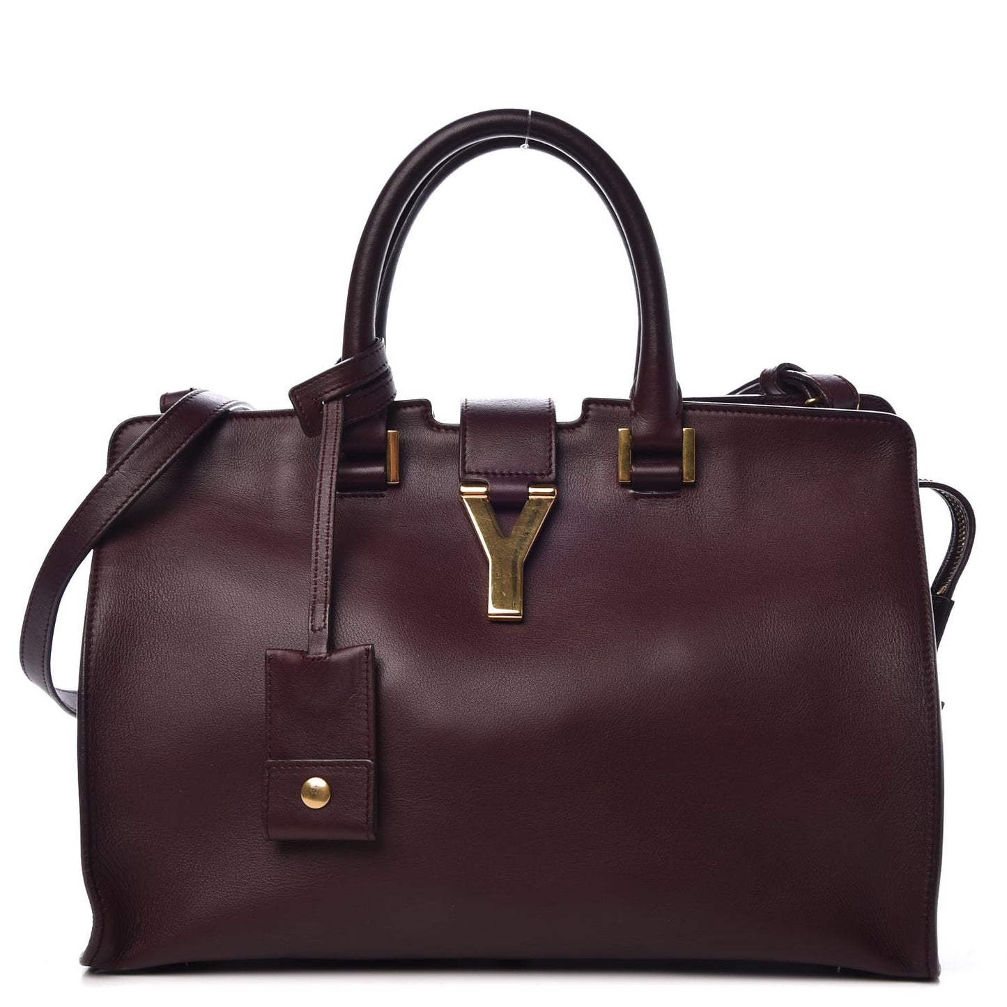 Calfskin Small Classic Y Cabas Bordeaux