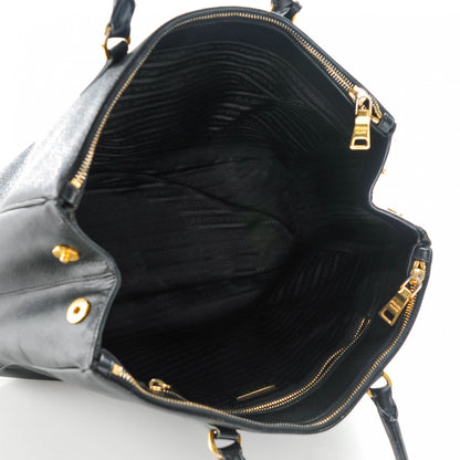 Prada Saffiano Large Galleria Double Zip Tote Black 5 of 13