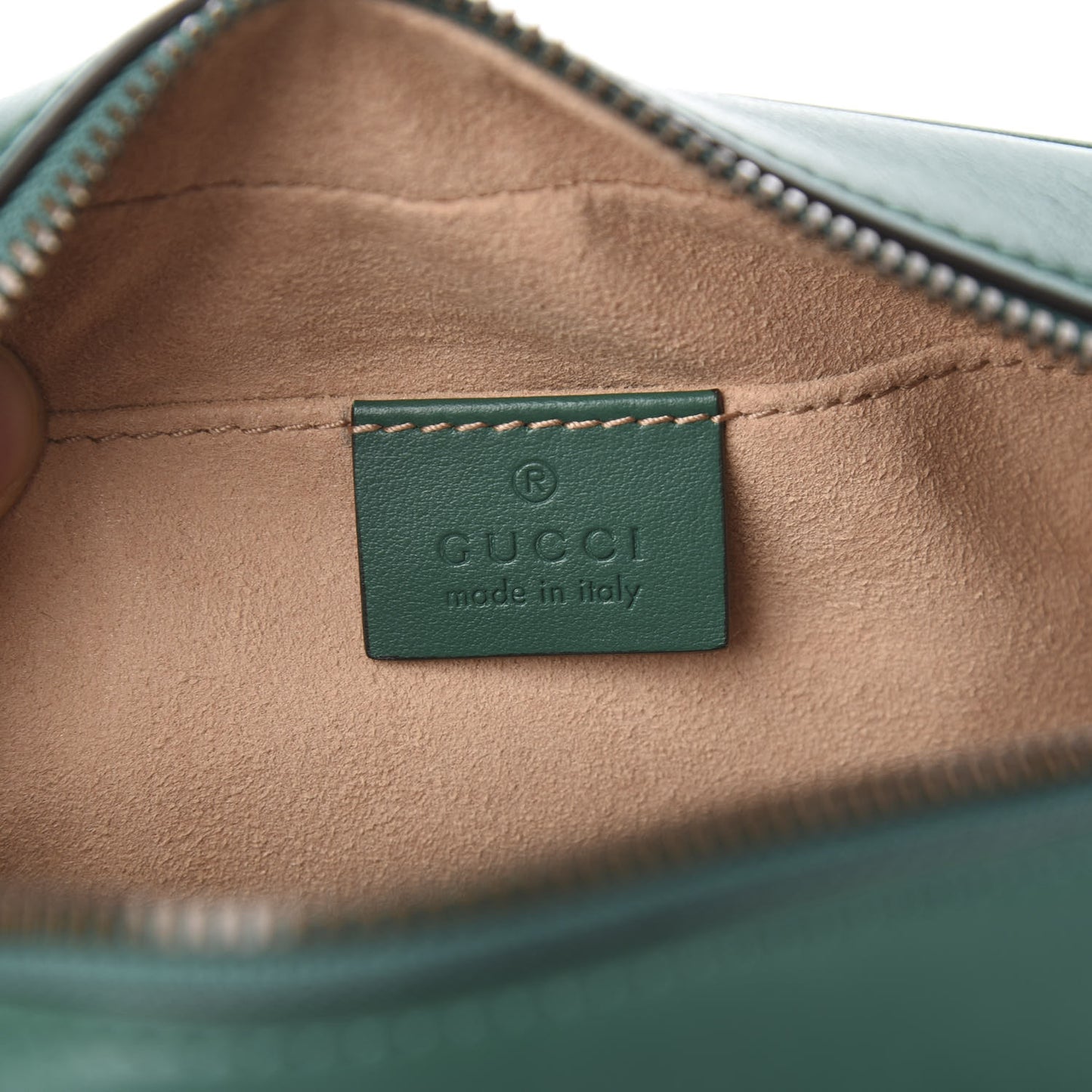 Calfskin Matelasse Small GG Marmont Chain Shoulder Bag Emerald Green