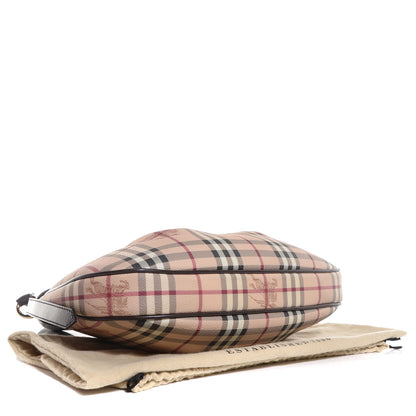 Burberry Haymarket Check Small Brooklyn Hobo Brown 4 of 8