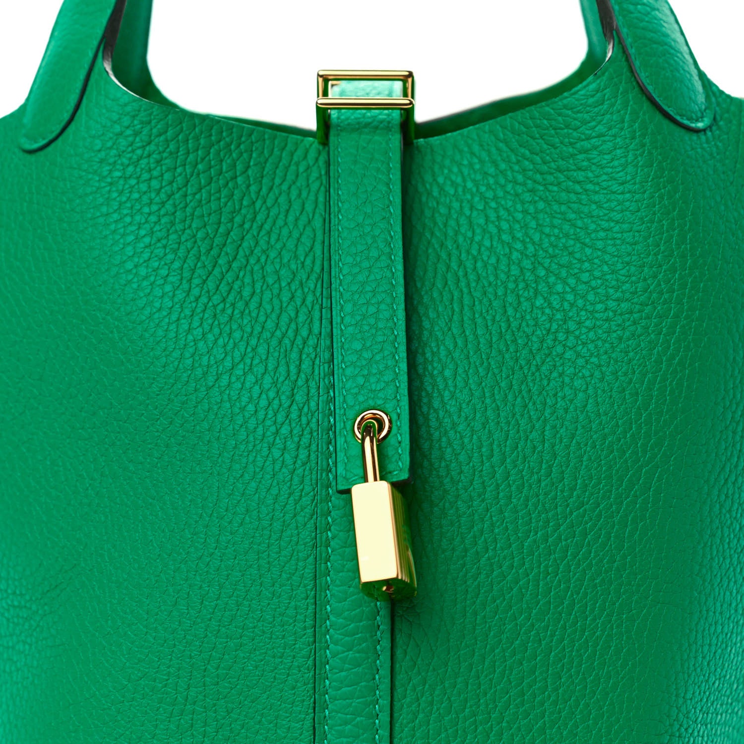 Hermes Taurillon Clemence Picotin Lock 18 PM Bambou 9 of 9