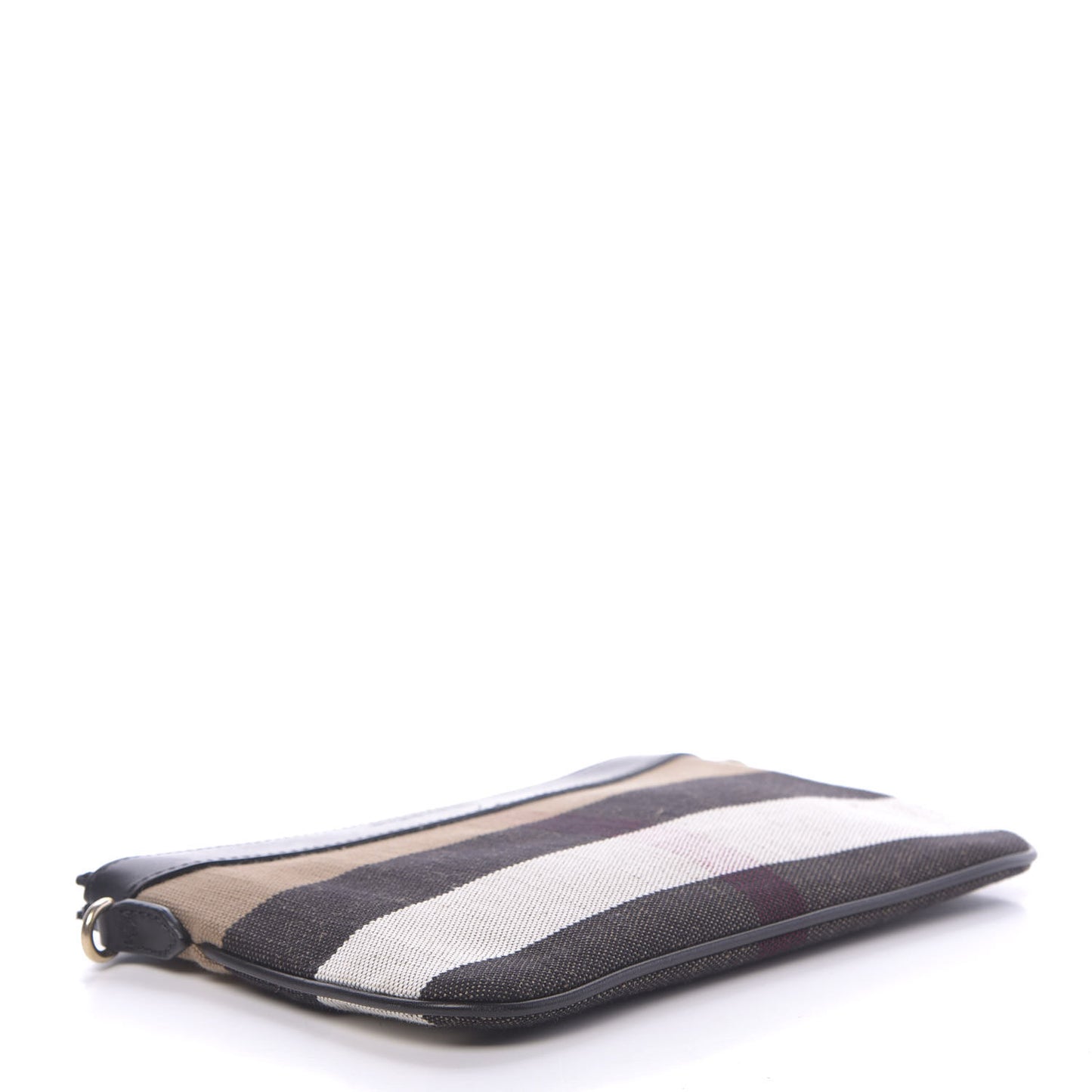 Mega Check Peyton Crossbody Clutch Bag Black