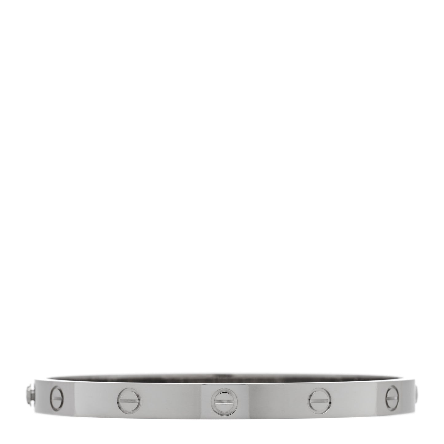 18K White Gold LOVE Bracelet 19