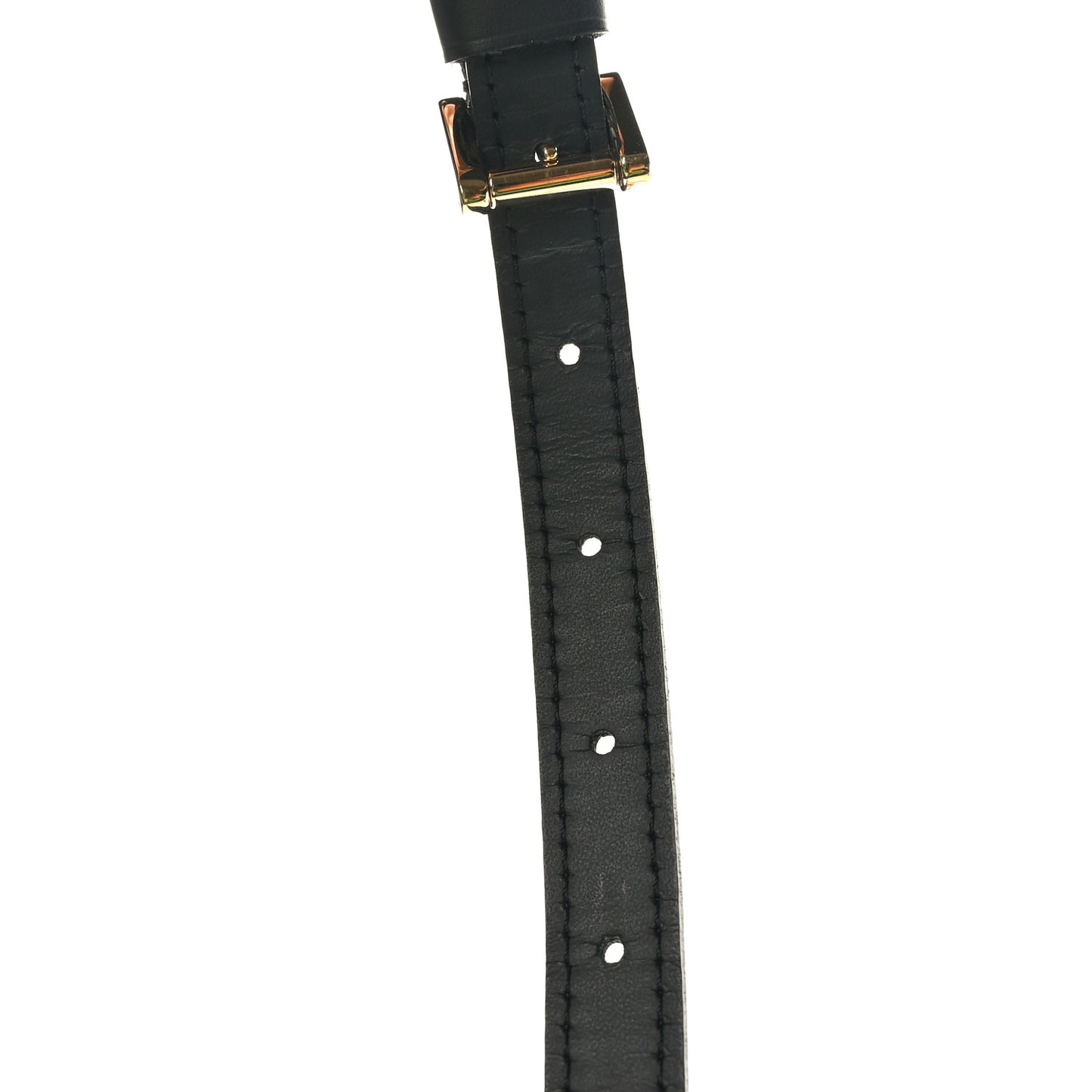 Calfskin 16mm Adjustable Shoulder Strap Black