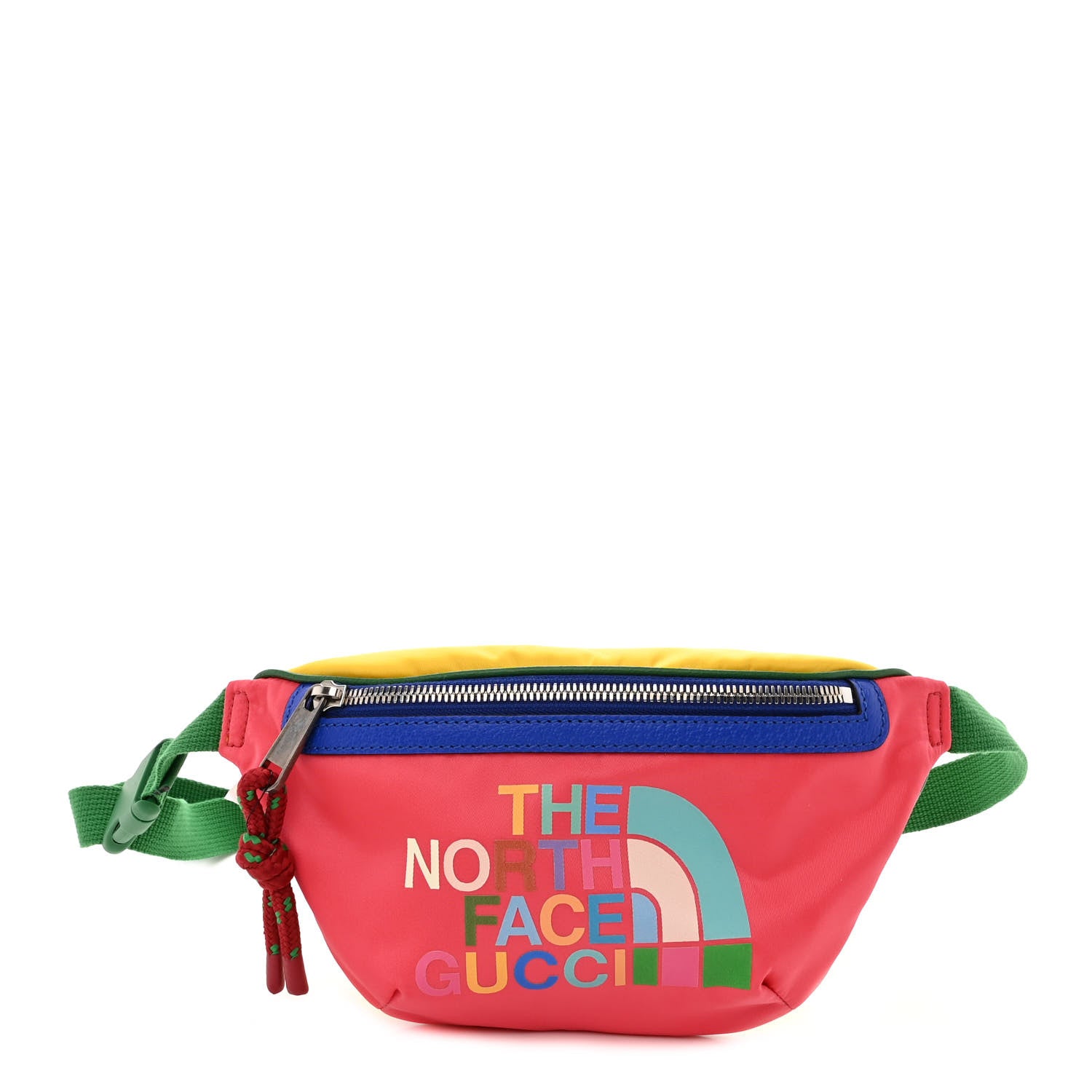 Gucci X THE NORTH FACE Econyl Nylon Belt Bag Pink Multicolor 1 of 11