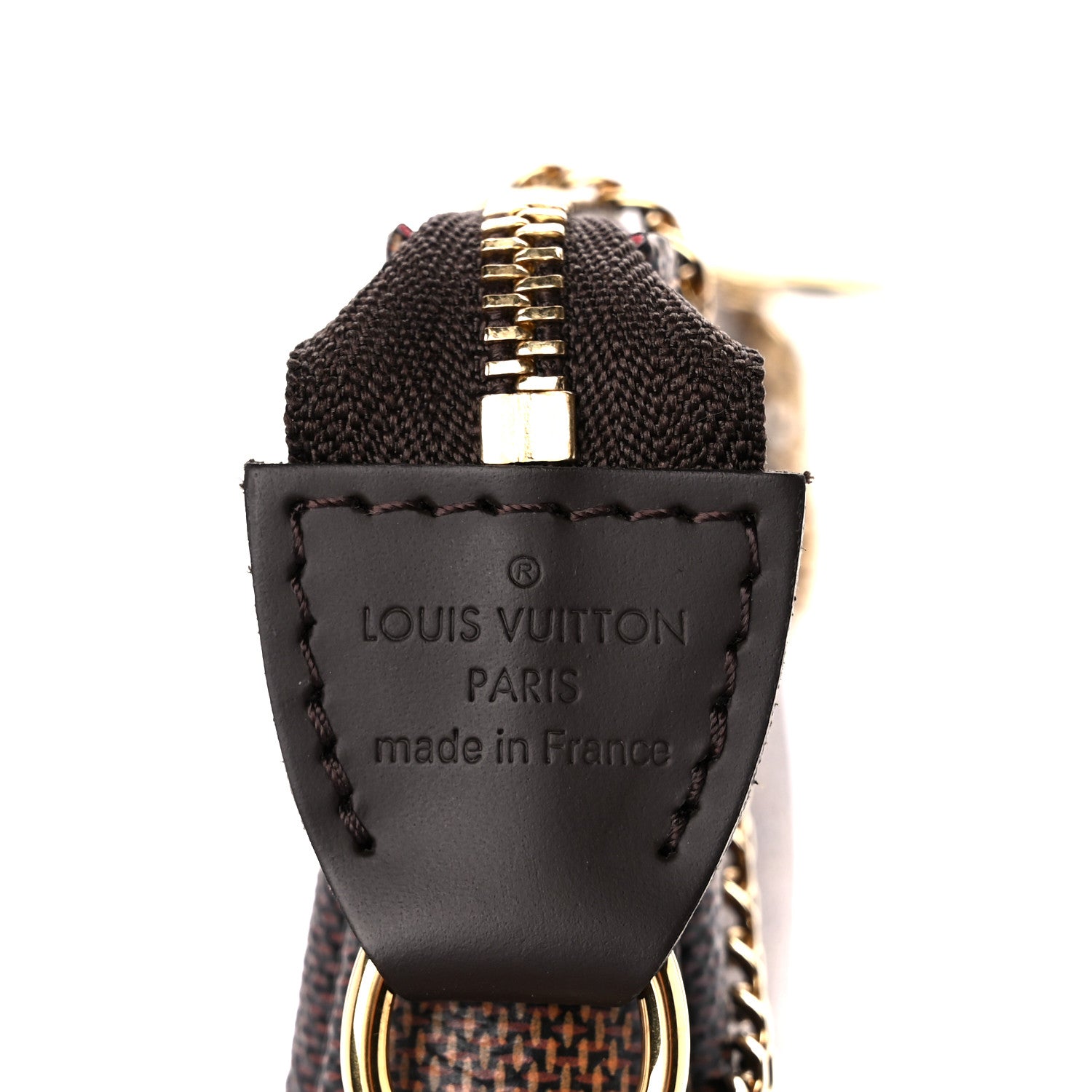 Louis Vuitton Damier Ebene Mini Pochette Accessories 7 of 10