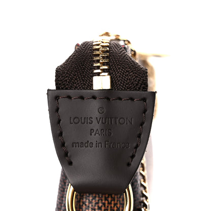 Louis Vuitton Damier Ebene Mini Pochette Accessories 7 of 10