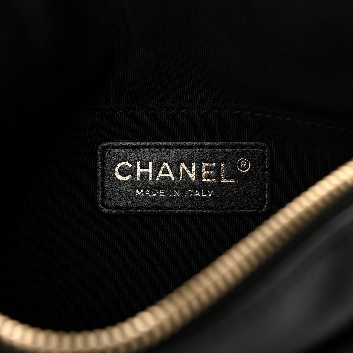 Chanel Lambskin Quilted Waist Bag Fanny Pack Black 6 of 12
