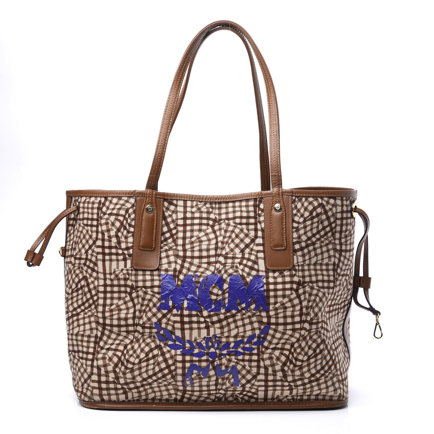 Visetos Medium Liz Reversible Shopper Tote Cognac