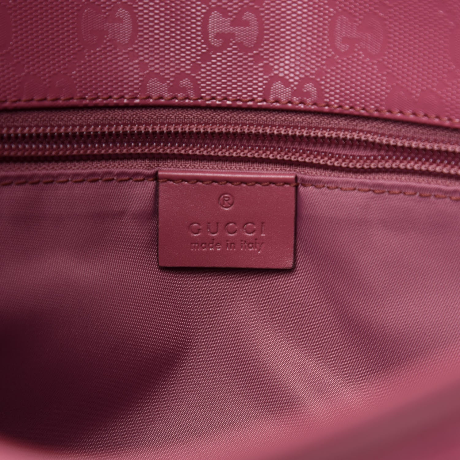 Gucci Imprime Monogram Medium Double Buckle Flap Messenger Bag Vintage Rose 8 of 10