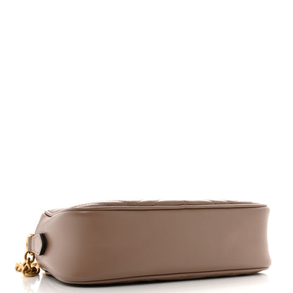 Gucci Calfskin Matelasse Small GG Marmont Chain Shoulder Bag Porcelain Rose 4 of 15
