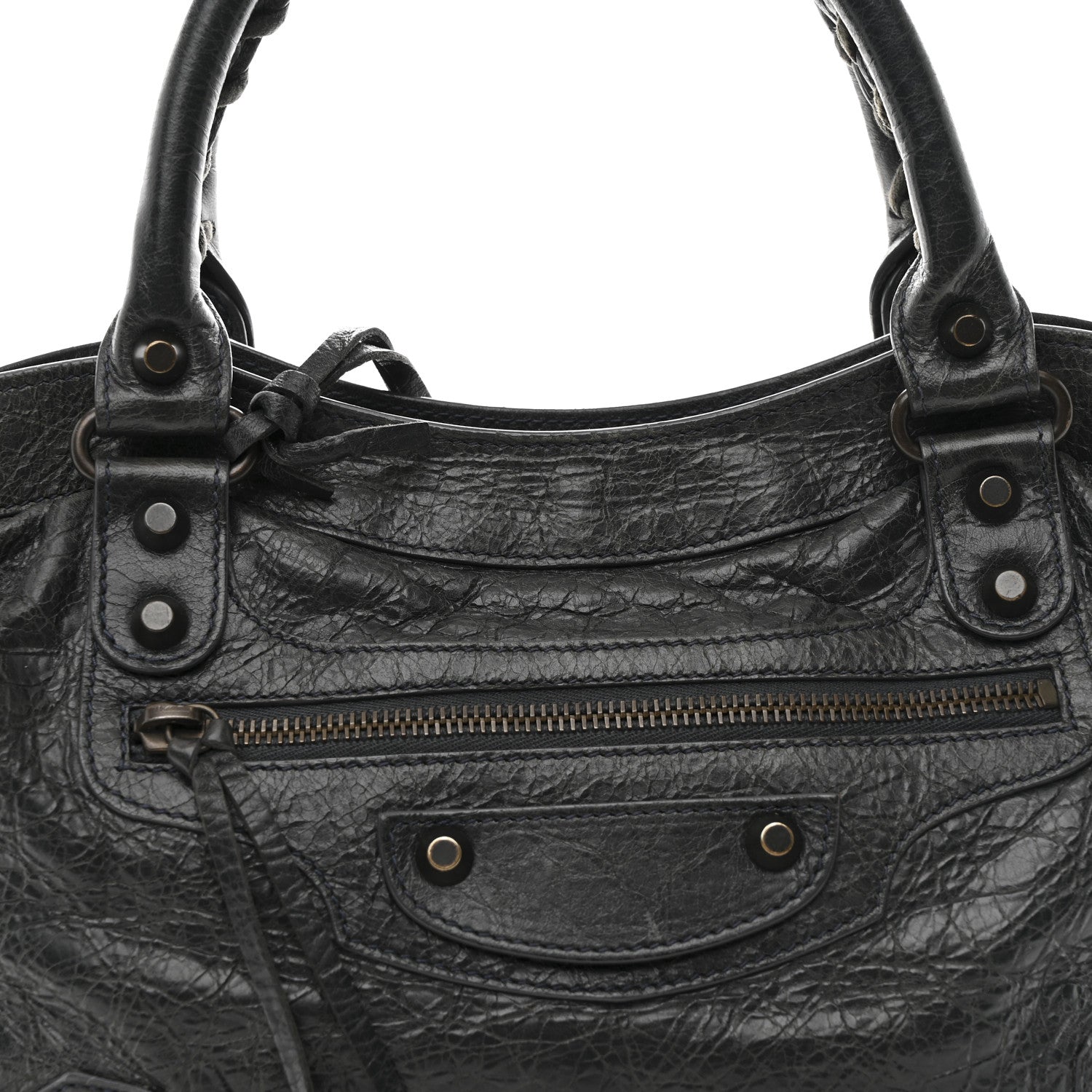 Balenciaga Agneau Classic Hardware Town Anthracite 9 of 12