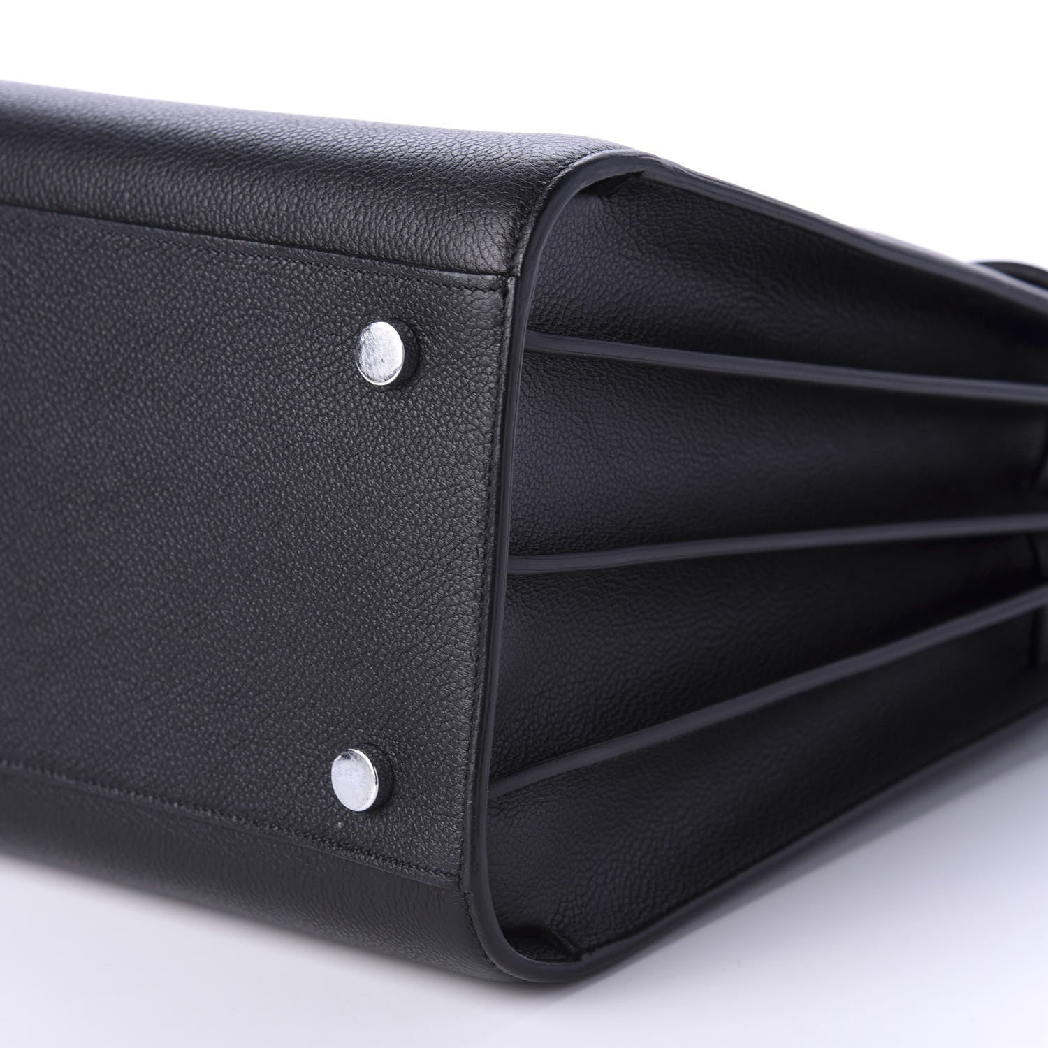 Saint Laurent Grained Calfskin Small Sac De Jour Black 8 of 11