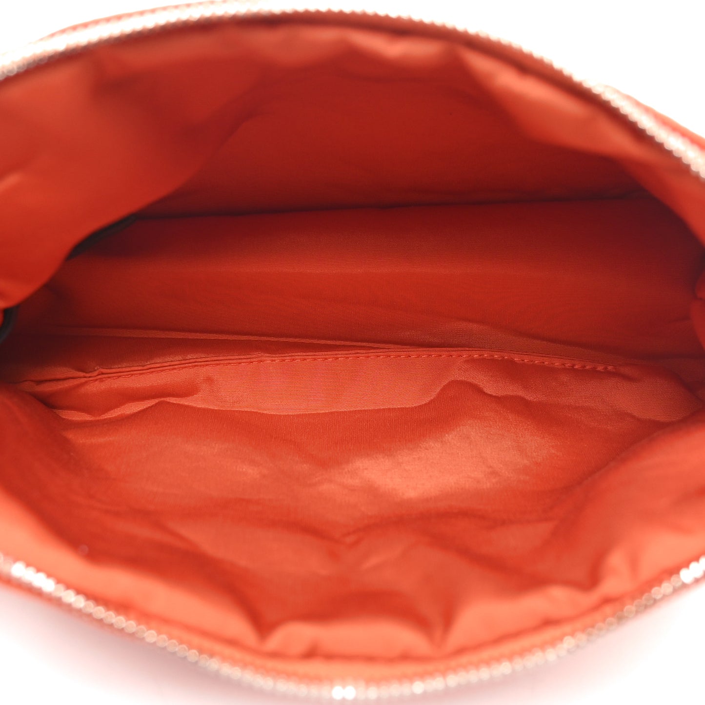 Cotton Canvas Mini Bolide Travel Cosmetic Pouch Feu