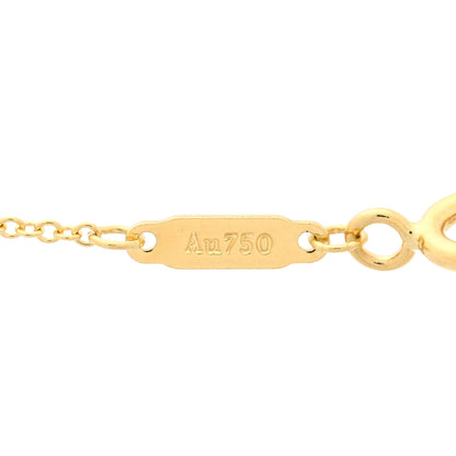 Tiffany 18K Yellow Gold Small T Smile Pendant Necklace 5 of 6