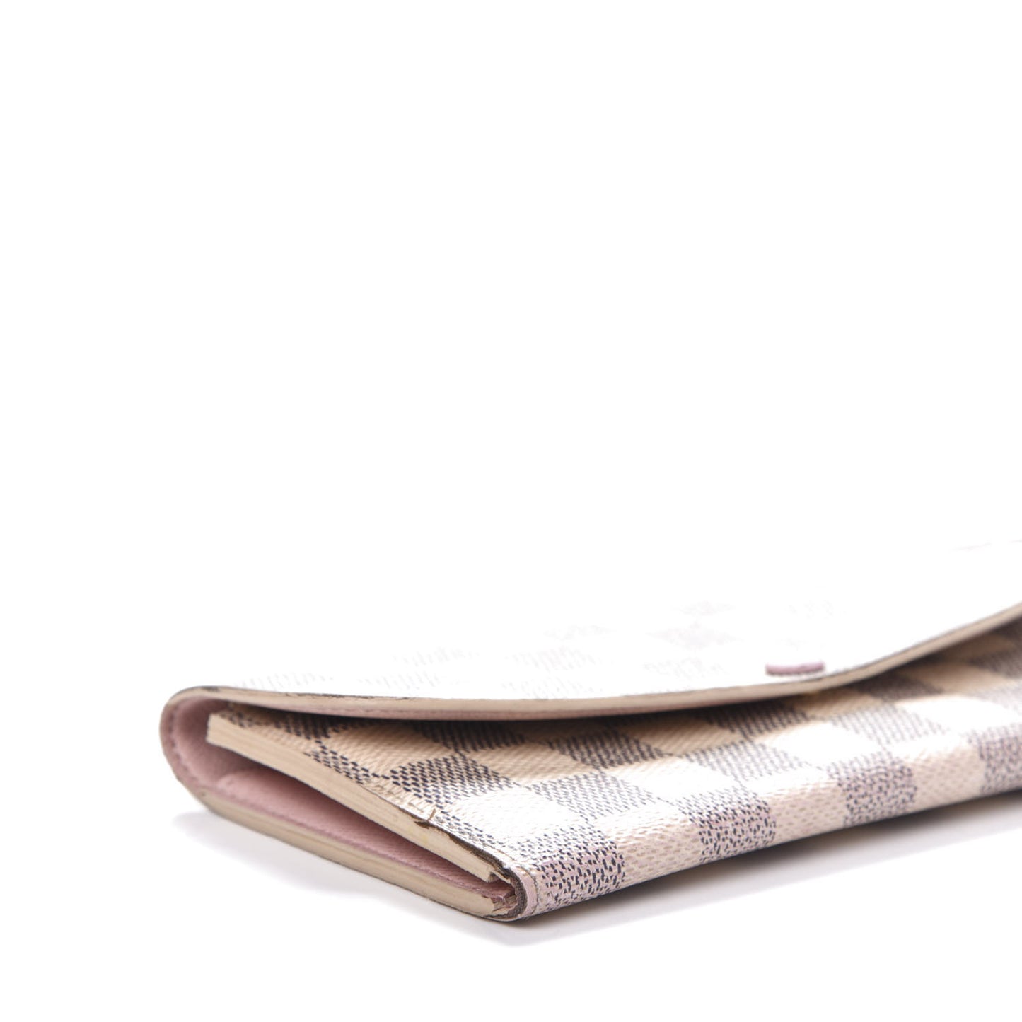 Damier Azur Emilie Wallet Rose Ballerine