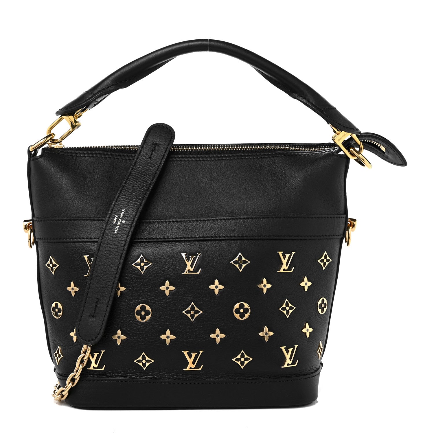 Louis Vuitton Calfskin Monogram Cruiser PM Black 1 of 9