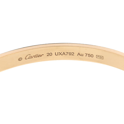 Cartier 18K Yellow Gold LOVE Cuff Bracelet 20 3 of 4