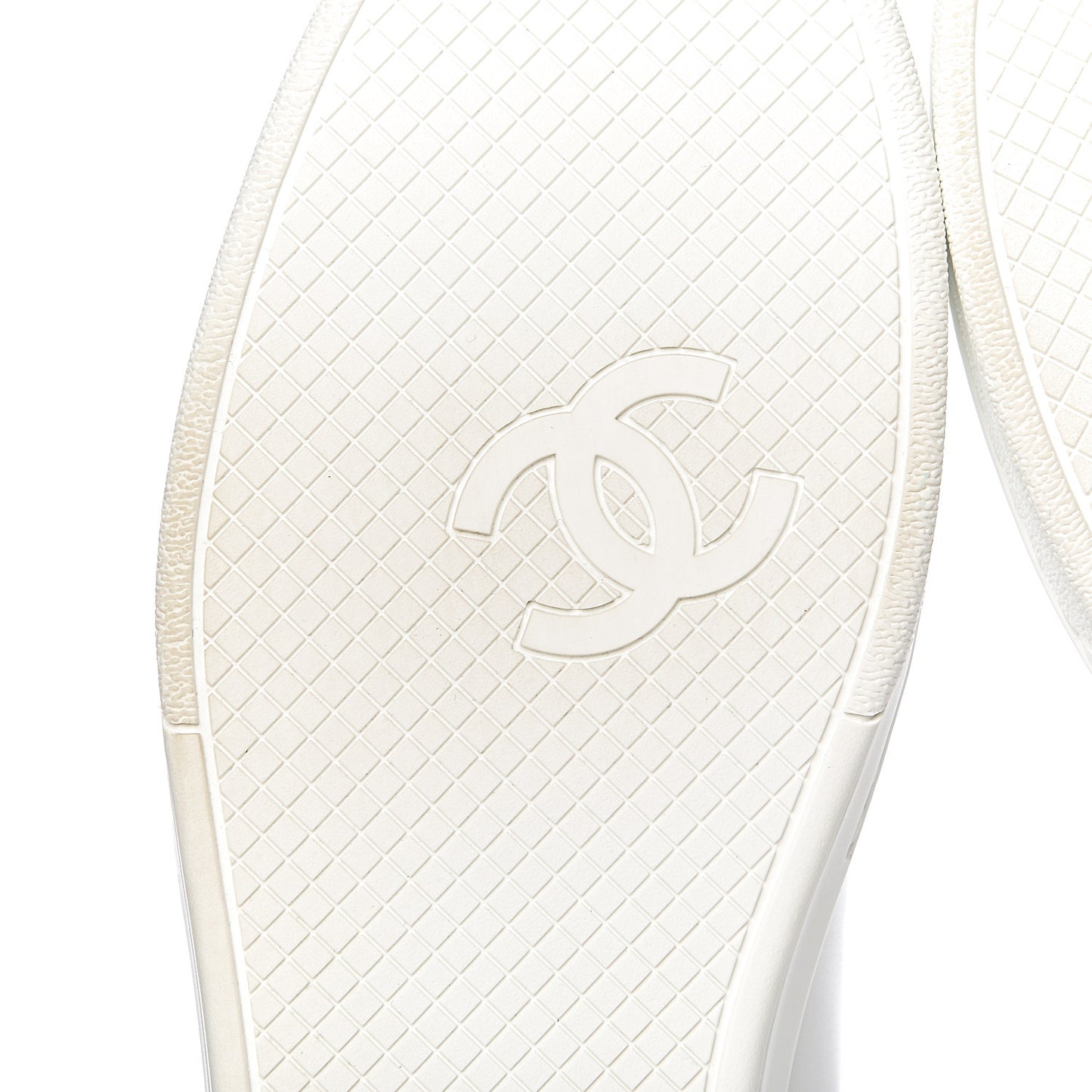 Calfskin Mens CC Sneakers 43 White