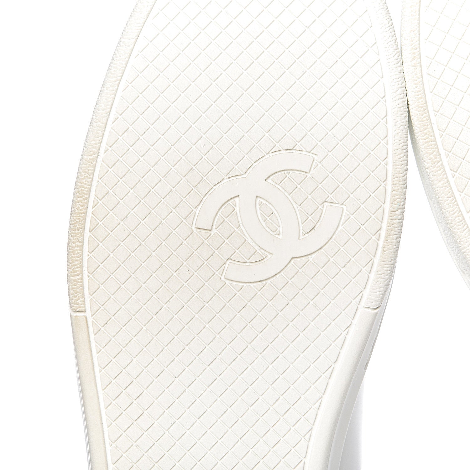 Chanel Calfskin Mens CC Sneakers 43 White 8 of 13
