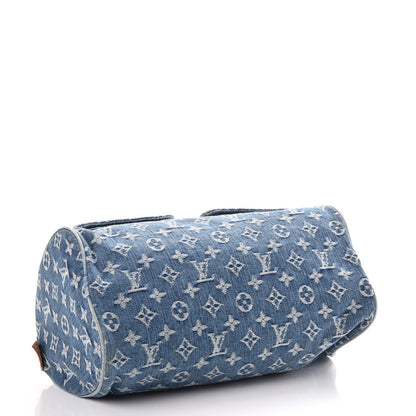 Louis Vuitton Monogram Denim Neo Speedy Blue 4 of 11