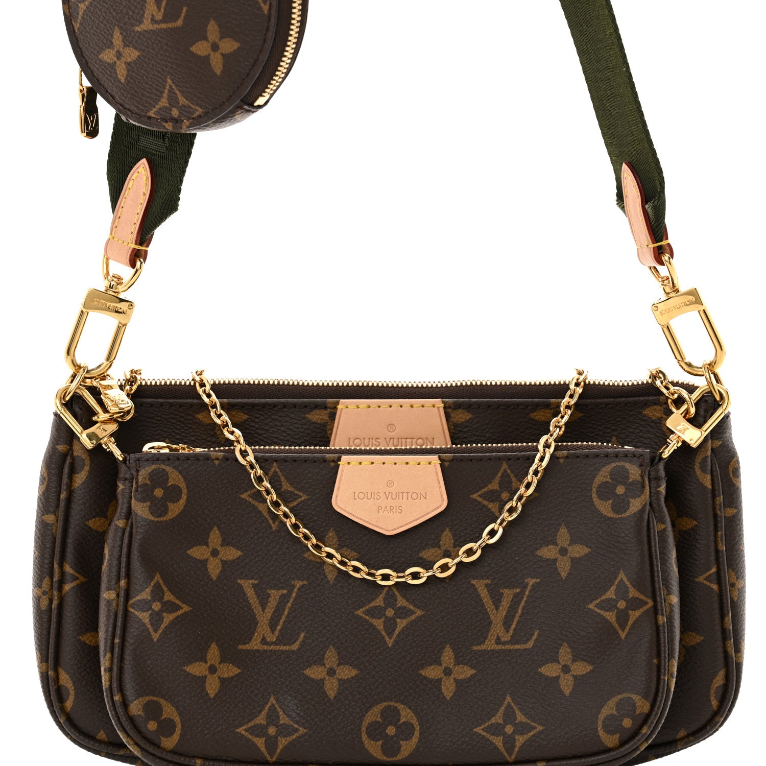 Louis Vuitton Monogram Multi Pochette Accessories Kaki 9 of 12