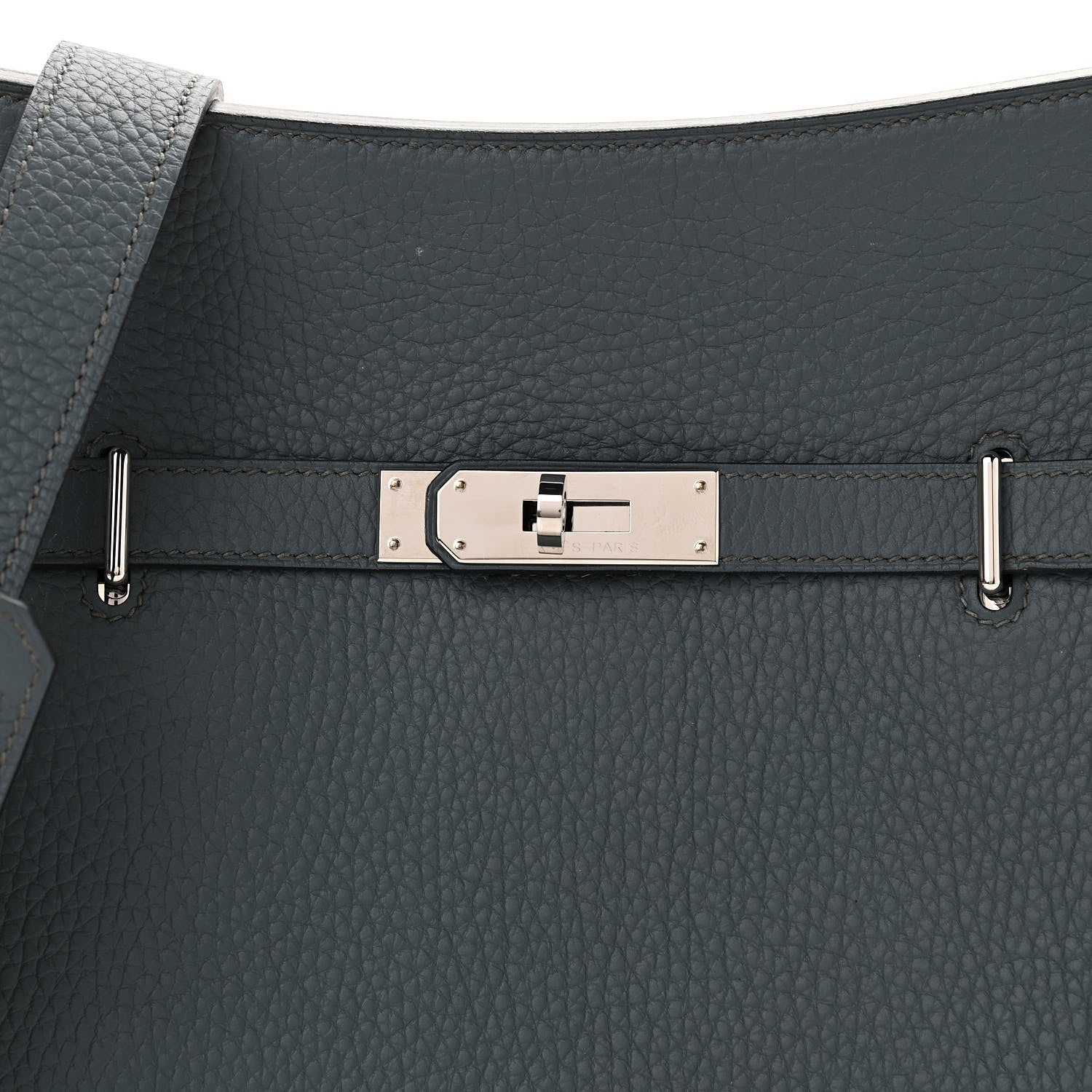 Hermes Taurillon Clemence Jypsiere 28 Bleu Orage 8 of 12