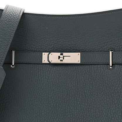 Hermes Taurillon Clemence Jypsiere 28 Bleu Orage 8 of 12