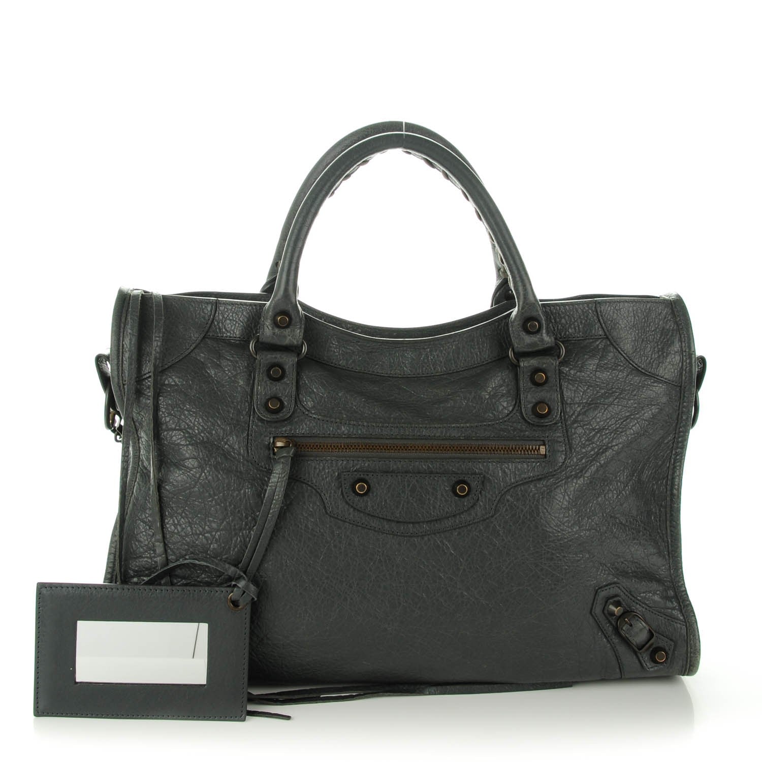 Balenciaga Agneau Classic Hardware City Gris Tarmac 1 of 8