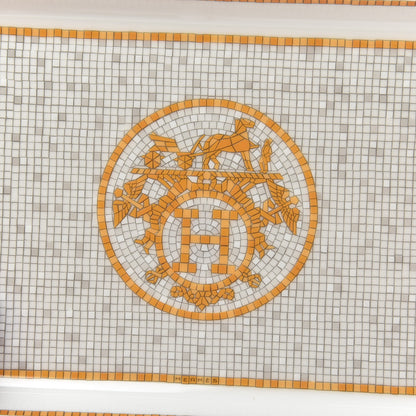 Hermes Porcelain Mosaique au 24 Sushi Plate 4 of 5
