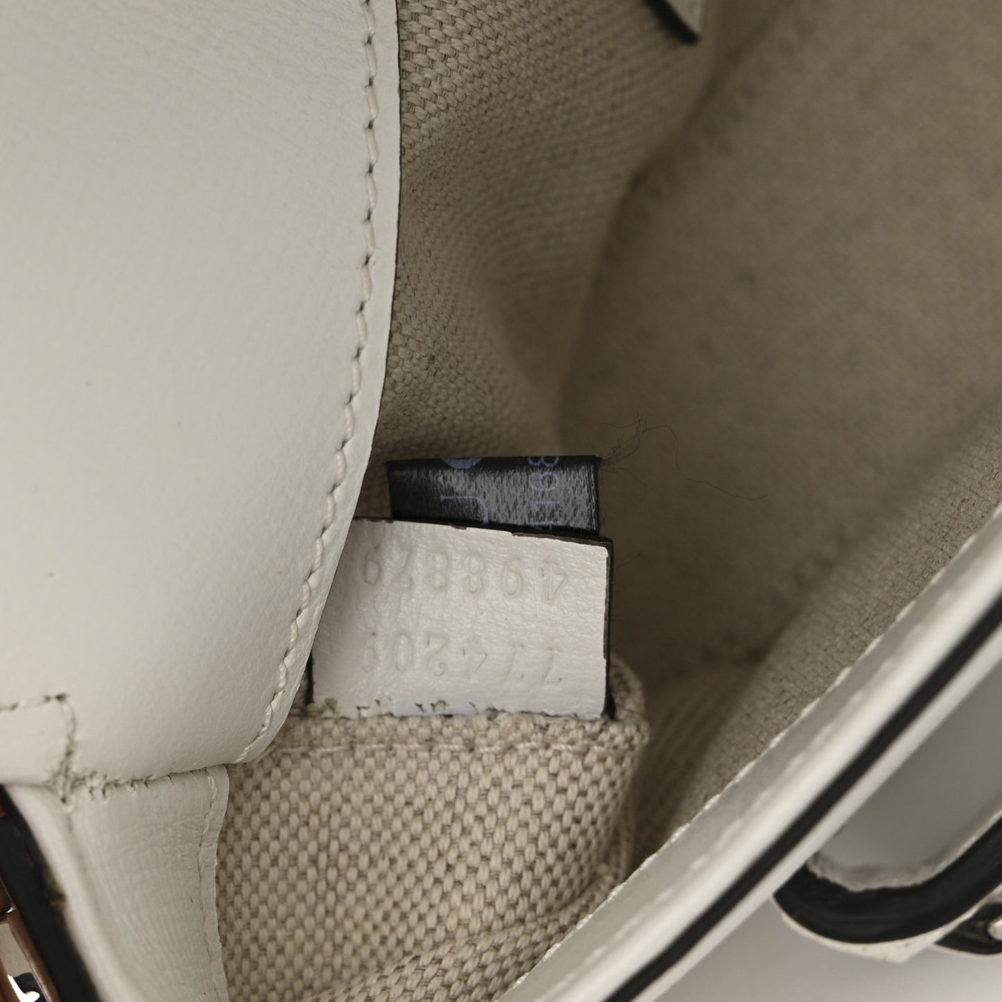 Calfskin Mini Horsebit 1955 Asymmetric Shoulder Bag Great White