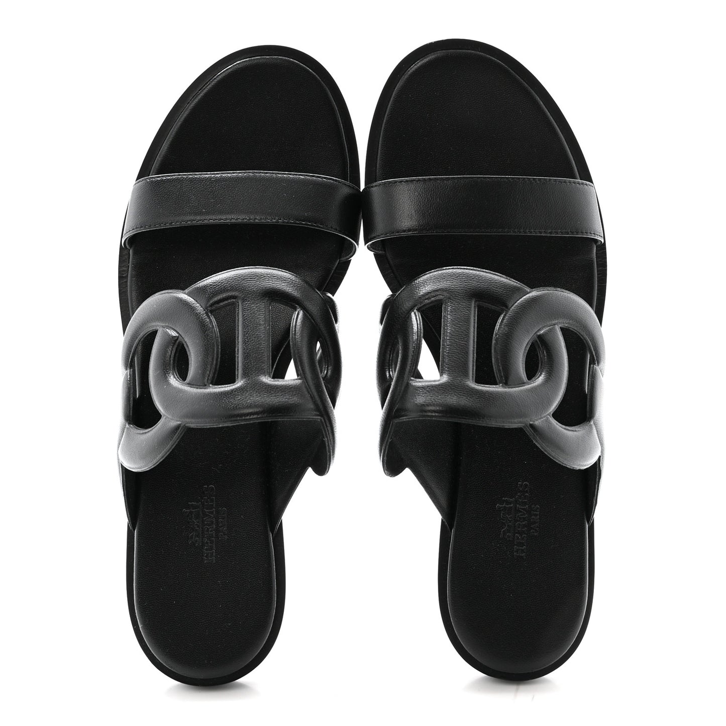 Nappa Lagune Sandals 38 Black
