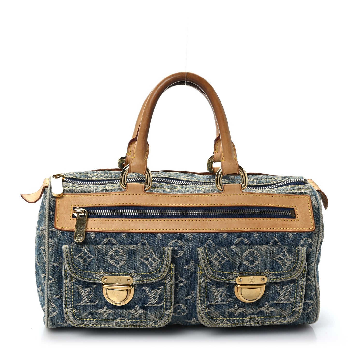 Monogram Denim Neo Speedy Blue