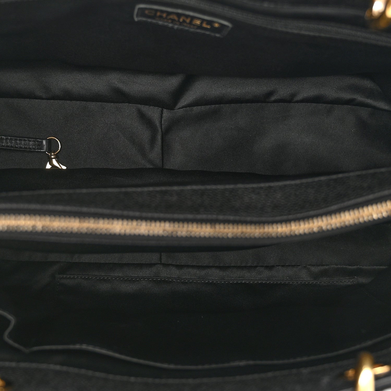 Chanel Caviar Quilted XL Grand Shopping Tote GST Black 5 of 11