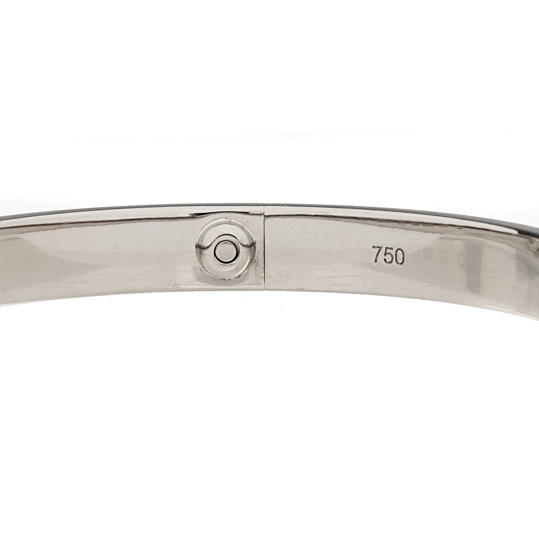 Cartier 18K White Gold LOVE Bracelet 18 3 of 6