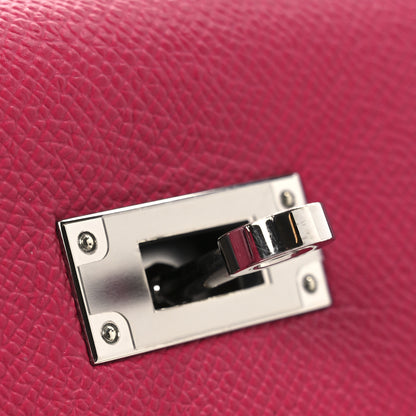 Hermes Epsom Verso Kelly Sellier 28 Framboise Prune 11 of 11
