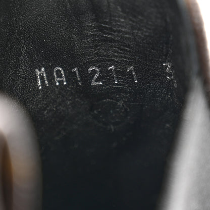 Louis Vuitton Patent Monogram LV Beaubourg Ankle Boots 36 Black 8 of 9