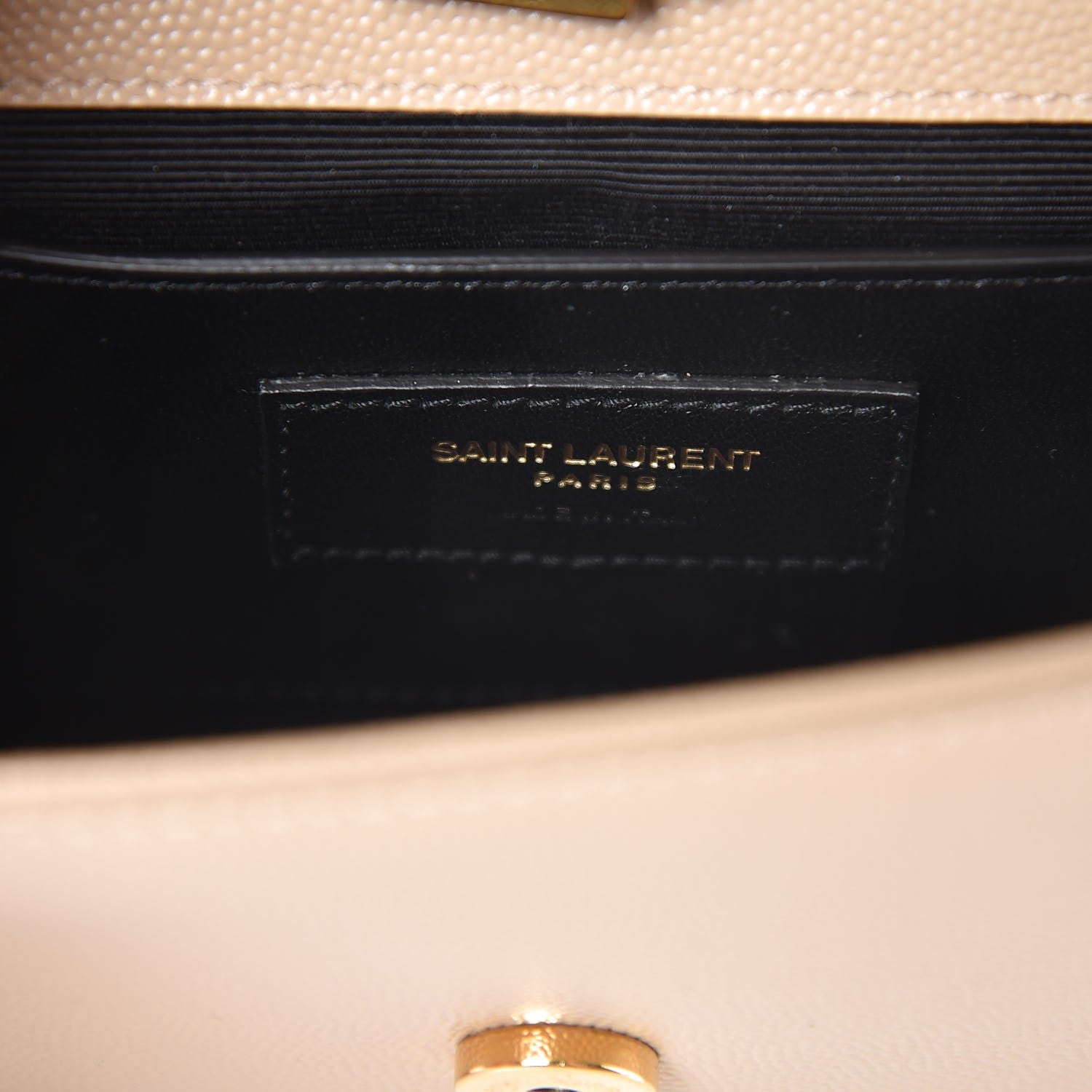 Saint Laurent Grain De Poudre Small Monogram Kate Satchel Nude Powder 7 of 7