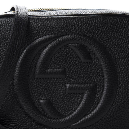 Gucci Pebbled Calfskin Small Soho Disco Bag Black 11 of 12