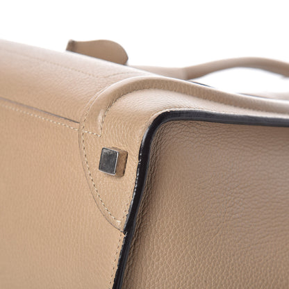 Celine Drummed Calfskin Micro Luggage Dune 10 of 14