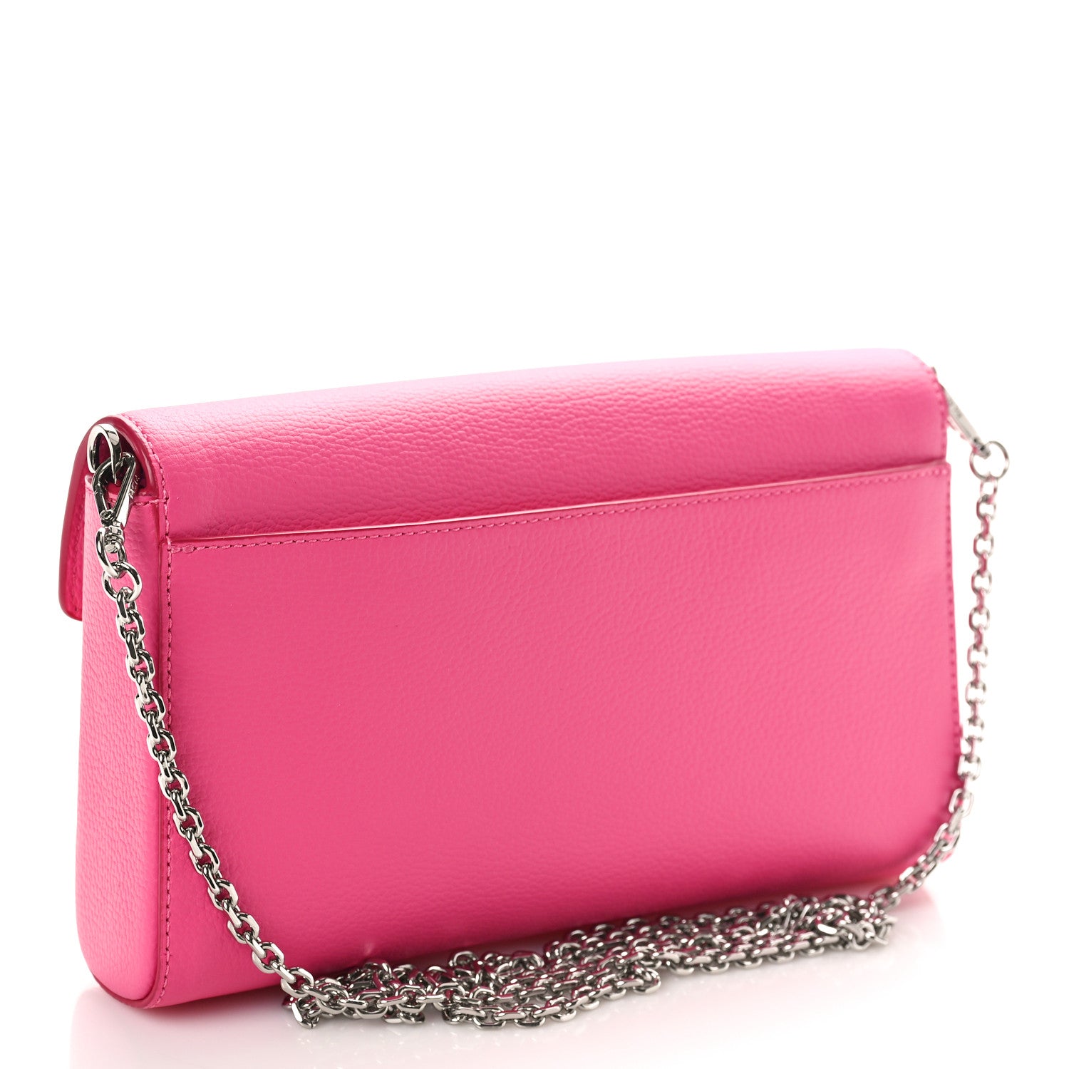 MCM Calfskin Large Patricia Wallet On Chain Pink 3 of 9